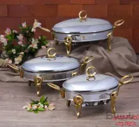سوفله خوری بیضی پایه طلایی سافینوکس Safinox