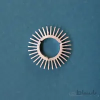 هیت سینک آلومینیومی خورشیدی توخالی دایره ای 60x60x10mm