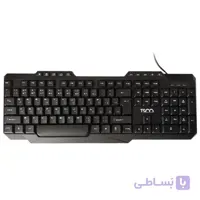 کیبورد تسکو با سیم مدل TK 8019 ا TSCO TK 8019 Wired Keyboard کد 336722