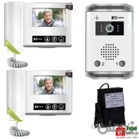 پک درب بازکن تصویری تک نما مدل D43m-2V مجموعه 3 عددی ( دو واحدی با حافظه تکنما )
