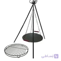 ساج و سه پایه مسافرتی به همراه گریل