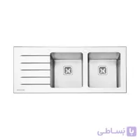 سینک ظرفشویی پرنیان استیل مدل 4106W