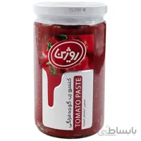 رب گوجه فرنگی شیشه ای روژین 700 گرمی ا -
