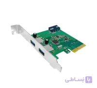 کارت PCI Express دو پورت USB3.1 یونیتک مدل Y-7305