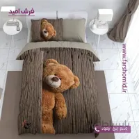 سرویس لحاف روتختی 6 تکه یک نفره اولدوز طرح خرس کوچولو کد 10137