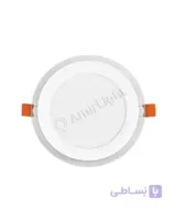 پنل سقفی توکار 12 وات پارس شعاع توس مدل گلاریس