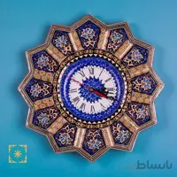 ساعت دیواری خاتم کاری کد 54
