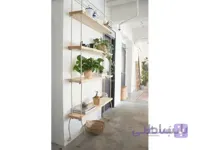 شلف چهارطبقه چوبی ا با چوب درختان میوه و جنگلی