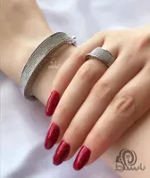 دستبند نقره النگویی DA5