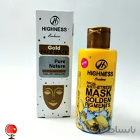 ماسک صورت انشور هاینس HIGHNESS مدل gold حجم 120 میلی لیتر