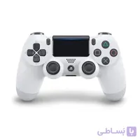 دسته بازی بی سیم سونی مدل Dualshock 4 White مناسب برای PS4