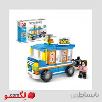 لگو گاری اسباب بازی فروشی برند sembo block آیتم ۶۰۱۱۰۱