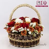 سبد گل رز