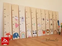 خط کش قدی کودک شماره 2 ا چوب درختان میوه یا جنگلی