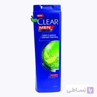 شامپو ضد شوره کلیر آقایان کنترل چربی و پاکسازی عمیق پوست سر CLEAR