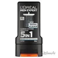 شامپو سر و بدن و صورت لورآل مدل total clean با حجم 300 میلی لیتر ا L'Oreal head body shampoo total clean model volume 300ml
