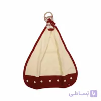 حوله اشپزخانه کتان طرح خالدار قرمز