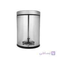 سطل زباله پدالی تمام استیل بهازکالا مدل ۱۶۱۷۸۰۶۳ (۶ لیتر)