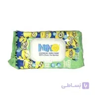 دستمال مرطوب و پاک کننده کودک نینو حاوی عصاره کالاندولا 50 عددی