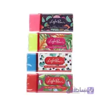 پاک کن رنگی کلیپس بسته 4 عددی