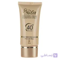 کرم ضد آفتاب مدیسان سری Oily Skin مدل Light Beige