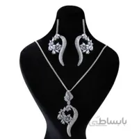 نیم ست نقره زنانه کد ntr_124