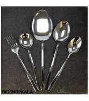سرویس قاشق و چنگال 139 پارچه یونیک طرح ساده براق