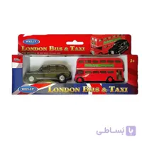 ست اتوبوس و تاکسی قدیم شهر لندن برند ویلی