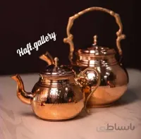 قوری و کتری چکشی مسی کد ۱۰۲۳۲۹