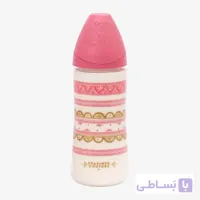 شیشه سرلاک خوری صورتی 360 میل سواوینکس Suavinex