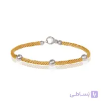 دستبند طلا زنانه طرح فرد با گوی کد CB362A