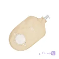 کیسه دو تکه یوروستومی مات آکس مد سایز حلقه ۶۰ میلیمتر کد U2B6F ا Oxmed zensiv 2-ply urostomy bag with tap beige 60ring