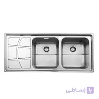 سینک استیل البرزکد ۷۶۲ توکار