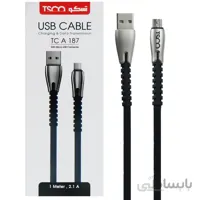 کابل میکرو یو اس بی TSCO TC-A187 1m ا TSCO TC-A187 microUSB charging & transmition data cable