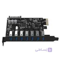 هاب USB3.0 هفت پورت PCI برند اوریکو مدل Orico PVU3-7U-V1 PCI
