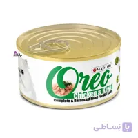کنسرو گربه اورئو فیله مرغ و کیوی (120 گرم)