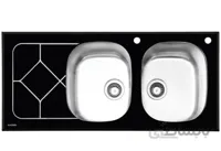 سینک شیشه ای ایلیا استیل مدل 8012 ا Iliasteel Sink model 8012