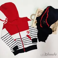 ست سوویشرت شلوار خرسی تمام پنبه کد:9060