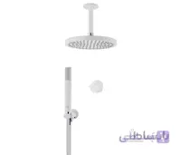 دوش توکار مدل فلور لاکچری سفید تیپ 3 کلار (Kelar)