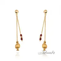گوشواره طلا دست ساز زنانه با انار کالکشن یلدا کد XE268
