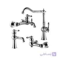 ست شیرآلات درخشان مدل آکوا کروم