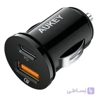 شارژر فندکی آکی مدل CC-Y11|مشکی ا Aukey CC-Y11 Car Charger