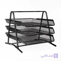 کازیه سه طبقه فلزی فایبر مدل JS3001