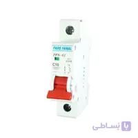 کلید مینیاتوری تکپل 10 آمپر پارس فانال مدل PFN-61 ا MINIATURE CIRCUIT BREAKER_PFN-61_1P-C10A MCB PARS FANAL
