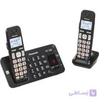 تلفن بی‌سیم پاناسونیک مدل KX-TGE242B ا Panasonic KX-TGE242B Wireless Phone
