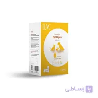 دستمال مرطوب سگ و گربه مخصوص دست و پا ساشه ای متوسط 50 عددی Luna