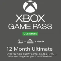 خرید کارت گیم پس آلتیمیت ایکس باکس 12 ماهه XBOX GAME PASS Ultimate 12 Month