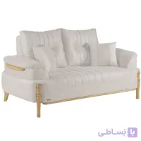 مبل راحتی دو نفره چشمه نور کد MA-405/2-KH-WT-WT