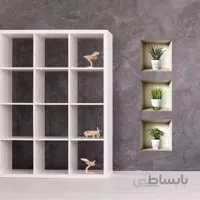 استیکر 33cm طاقچه مجازی مدل VS05 – پک ۳ عددی – تمام چسب