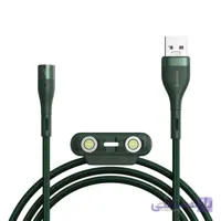کابل تبدیل USB به USB-C/microUSB-لایتنینگ باسئوس مدل CA1T3-AG1 طول 1 متر